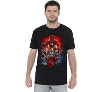 Stranger Things 5 Poster Unisex T Shirt, Black, XXX-Large