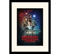 Stranger Things Art Prints, Multi-Colour, 30 X 40cm