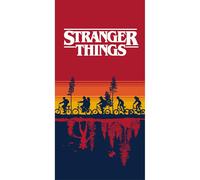 Stranger Things Beach Towel Sunset 100% Cotton 140x70cm Luxury Soft Velour Feel