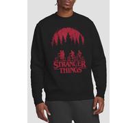 Stranger Things Bikes Sweatshirt, Black | Size: Small Stranger Things Black S