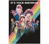 Stranger Things Birthday Card
