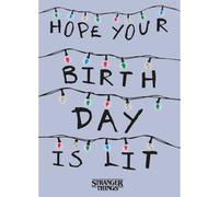 STRANGER THINGS BIRTHDAY CARD