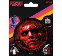 Stranger Things Black Retro Gloss Vinyl Sticker