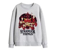 Stranger Things Board Game Kids Sweatshirt, Athletic Heather, 12-13