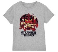 Stranger Things Board Game Kids T Shirt, Athletic Heather, 7-8 Years