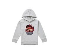 Stranger Things Board Game Youth Kids Pull-Over Hoodie, Athletic Heather Netflix Grey 12-13 Years