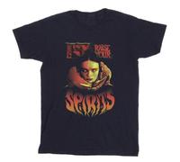 Stranger Things Boy's Raise Your Spirits Cotton T-Shirt in Navy | Size: 9 Years Stranger Things Navy 9 Years