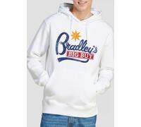 Stranger Things Bradley'S Big Buy Logo Hoodie, White | Size: Medium Stranger Things White M