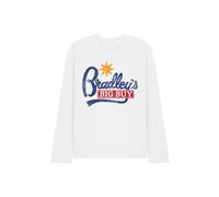 Stranger Things Bradley'S Big Buy Logo Long Sleeve T-Shirt, White | Size: 2XL Stranger Things White 2XL