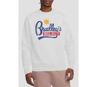 Stranger Things Bradley'S Big Buy Logo Sweatshirt, White | Size: Medium Stranger Things White M