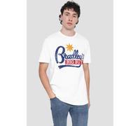 Stranger Things Bradley'S Big Buy Logo T-Shirt, White | Size: 4XL Stranger Things White 4XL
