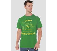 Stranger Things Camp Know Where 1989 T-Shirt, Kelly Green | Size: 3XL Stranger Things Green 3XL
