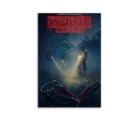 Stranger Things Canvas Wall Art Living Modern Family Bedroom Music Movie Cartoon Poster 16x24inch(40x60cm) Unframe-style