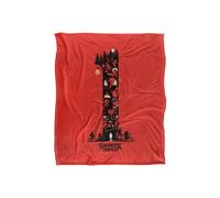 Stranger Things Chapter 1 Poster Super Soft Throw Blanket 152 X 127 Cm Stranger Things Multicolor 152 X 127 Cm