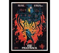 Stranger Things Chapter 9 The Piggyback Print (40cm x 30cm) (Red/Orange/Grey)