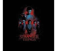 Stranger Things Characters Composition Unisex T-Shirt - Black - XL