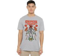 Stranger Things Christmas Demogorgon, Dice, Canes and Cookies Unisex T Shirt, Athletic Heather, X-Large