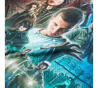 Stranger Things Classic Poster Beach Towel
