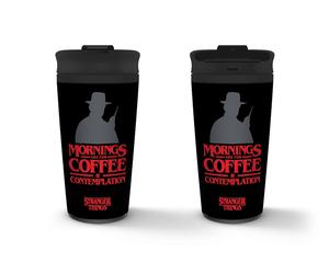 Stranger Things - Coffee & Contemplation - Official 450ml Reusable Travel Mug