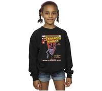 Stranger Things Comic Cover Sweatshirt Netflix Black 7-8 Years