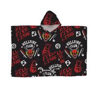 Stranger Things Demagorgon Fleece Poncho with Hood Stranger Things Multicolor