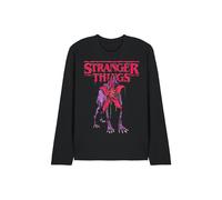Stranger Things Demodog Drip Long Sleeve T-Shirt, Black | Size: Medium Stranger Things Black M