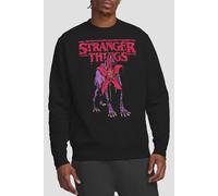 Stranger Things Demodog Drip Sweatshirt, Black | Size: Small Stranger Things Black S