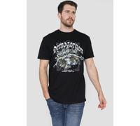 Stranger Things Demogorgon Band Tee T-Shirt, Black | Size: Small Stranger Things Black S