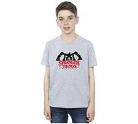 Absolute Cult Netflix Boys Stranger Things Demogorgon Christmas Lights T-Shirt Sport Grey 12-13 Years