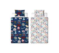 Stranger Things Demogorgon Duvet Set - Blue - Single - Blue - 100% Polyester