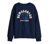 Stranger Things Demogorgon Fan Club Kids Sweatshirt, Black, 12-13