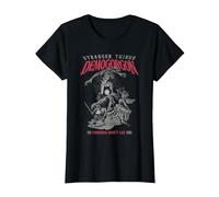 Stranger Things Demogorgon Friends Dont Lie T-Shirt, Women, Black, Small
