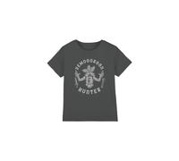 Stranger Things Demogorgon Hunter Boys T-Shirt in Charcoal | Size: 7-8 Years Stranger Things Charcoal 7-8 Years
