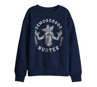 Stranger Things Demogorgon Hunter Kids Sweatshirt, Black, 12-13