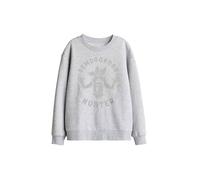 Stranger Things Demogorgon Hunter Sweatshirt, Athletic Heather in Light Grey | Size: 12-13 Years Stranger Things Light Grey 12-13 Years