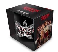 Stranger Things (Demogorgon Logo Black Mug, 315ml / 11oz Ceramic Cup, Official Netflix Licensed Merchandise, Premium Drinkware Gift for Fans & Collectors