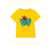 Stranger Things Demogorgon Sketch Kids T-Shirt, Yellow | Size: 9-11 Years Stranger Things Yellow 9-11 Years
