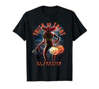 Stranger Things Demogorgon Trick or Treat T-Shirt, Men, Black, 3X-Large