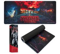 Stranger Things Desk Mat Large Mouse Mat 80 x 36 cm Desk Protector Mat PC Laptop Keyboard and Mouse Mat Gamer Gifts (Black)