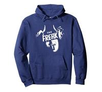 Stranger Things Eddie Munson The Freak Pullover Hoodie, Adult Unisex, Navy Blue, X-Large