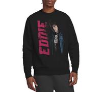 Stranger Things Eddie Neo Homage Unisex Sweatshirt, Black, Large