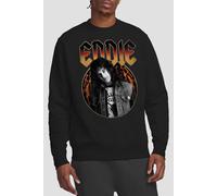 Stranger Things Eddie Rock Band Sweatshirt, Black | Size: XL Stranger Things Black XL