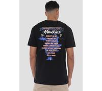 Stranger Things Eleven 87 Tour Front Back T-Shirt, Black | Size: 4XL Stranger Things Black 4XL