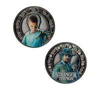 Stranger Things Eleven and Hopper Coin