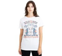 Stranger Things Erica America Ladies T Shirt, White, Small