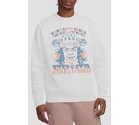 Stranger Things Erica America Sweatshirt, White | Size: Large Stranger Things White L