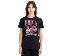 Stranger Things Erica Homage Ladies T Shirt, Black, Medium