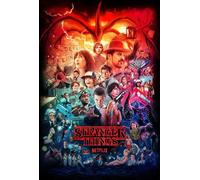 Stranger Things Film Poster Old Retro Classic Vintage Wall Art Home Decor Print A4