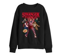 Stranger Things Final Stand Comic Kids Sweatshirt, Black, 9-11