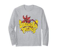 Stranger Things Flames Demogorgon Long Sleeve T-Shirt